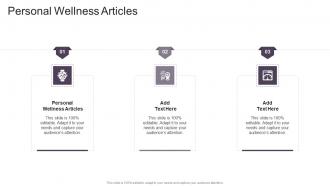Personal Wellness Articles In Powerpoint And Google Slides Cpb
