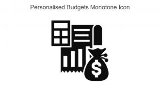 Personalised Budgets Monotone Icon In Powerpoint Pptx Png And Editable Eps Format
