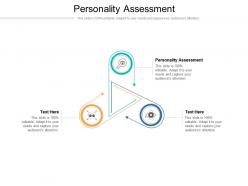 Personality assessment ppt powerpoint presentation professional graphics tutorials cpb