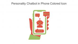 Personality Chatbot In Phone Colored Icon In Powerpoint Pptx Png And Editable Eps Format
