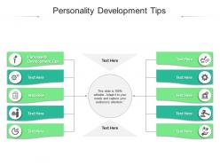Personality development tips ppt powerpoint presentation ideas rules cpb