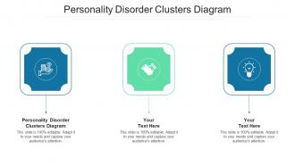 Personality disorder clusters diagram ppt powerpoint presentation professional slide cpb