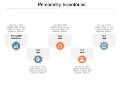 Personality inventories ppt powerpoint presentation portfolio infographics cpb