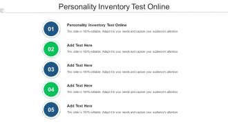 Personality Inventory Test Online Ppt Powerpoint Presentation Outline Guidelines Cpb