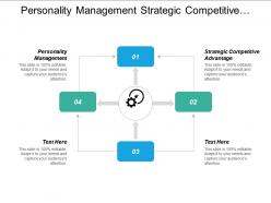 Personality management strategic competitive advantage total quality management cpb