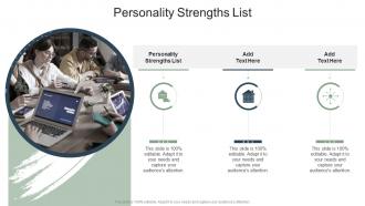 Personality Strengths List In Powerpoint And Google Slides Cpb