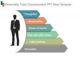 Personality traits characteristics ppt slide template