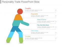 Personality traits powerpoint slide