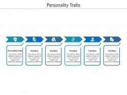 Personality traits ppt powerpoint presentation summary design templates cpb