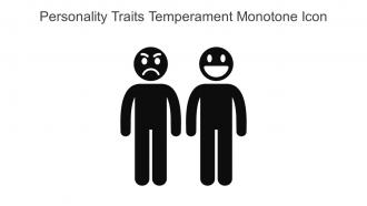 Personality Traits Temperament Monotone Icon In Powerpoint Pptx Png And Editable Eps Format