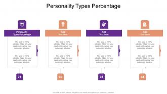 Personality Types Percentage In Powerpoint And Google Slides Cpb