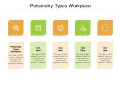 Personality types workplace ppt powerpoint presentation layouts example introduction cpb