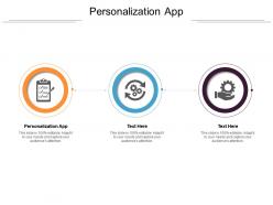 Personalization app ppt powerpoint presentation outline backgrounds cpb