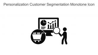 Personalization Customer Segmentation Monotone Icon In Powerpoint Pptx Png And Editable Eps Format