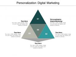 Personalization digital marketing ppt powerpoint presentation infographic template slides cpb