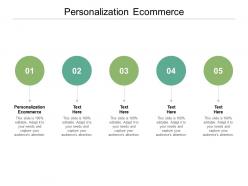 Personalization ecommerce ppt powerpoint presentation gallery designs cpb