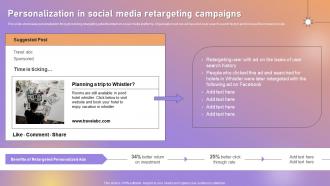 Personalization In Social Media Retargeting Campaigns Ppt Powerpoint Presentation File Examples