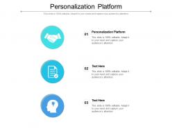 Personalization platform ppt powerpoint presentation ideas guide cpb