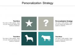 Personalization strategy ppt powerpoint presentation infographic template styles cpb