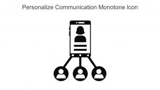 Personalize Communication Monotone Icon In Powerpoint Pptx Png And Editable Eps Format