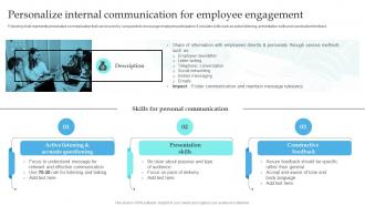 Personalize Internal Communication For Implementation Of Formal Communication