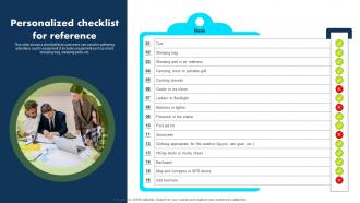 Personalized Checklist For Reference Storyboard SS
