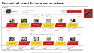 Personalized Content For Better User Experience Customer Relationship Management MKT SS V