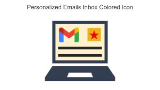 Personalized Emails Inbox Colored Icon In Powerpoint Pptx Png And Editable Eps Format