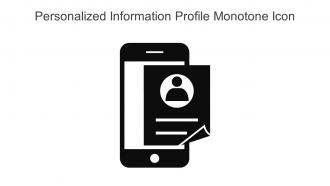 Personalized Information Profile Monotone Icon In Powerpoint Pptx Png And Editable Eps Format