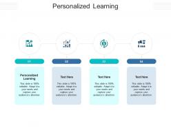 Personalized learning ppt powerpoint presentation model demonstration cpb