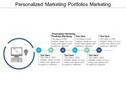 Personalized marketing portfolios marketing ppt powerpoint presentation slides deck cpb