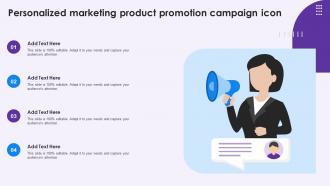 Personalized Marketing Product Promotion Campaign Icon