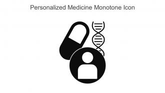Personalized Medicine Monotone Icon In Powerpoint Pptx Png And Editable Eps Format