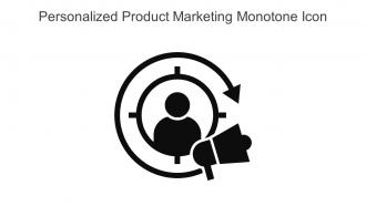 Personalized Product Marketing Monotone Icon In Powerpoint Pptx Png And Editable Eps Format