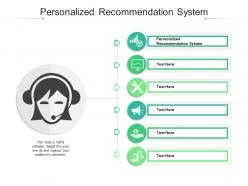Personalized recommendation system ppt powerpoint presentation inspiration examples cpb