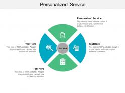 Personalized service ppt powerpoint presentation styles diagrams cpb