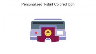 Personalized T Shirt Colored Icon In Powerpoint Pptx Png And Editable Eps Format