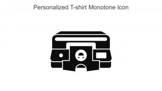 Personalized T Shirt Monotone Icon In Powerpoint Pptx Png And Editable Eps Format