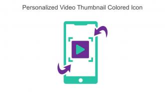 Personalized Video Thumbnail Colored Icon In Powerpoint Pptx Png And Editable Eps Format