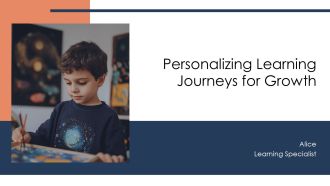 Personalizing Learning Journeys For Growth PPT Mockup AT
