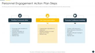 Personnel Engagement Action Plan Steps