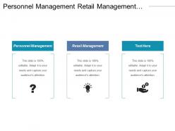 Personnel management retail management leadership development financial analytics cpb