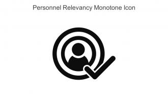 Personnel Relevancy Monotone Icon In Powerpoint Pptx Png And Editable Eps Format