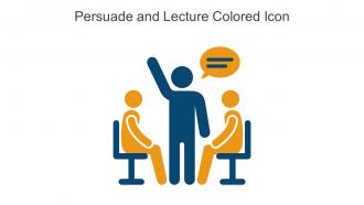 Persuade And Lecture Colored Icon In Powerpoint Pptx Png And Editable Eps Format