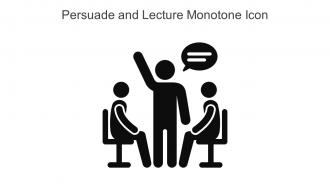 Persuade And Lecture Monotone Icon In Powerpoint Pptx Png And Editable Eps Format
