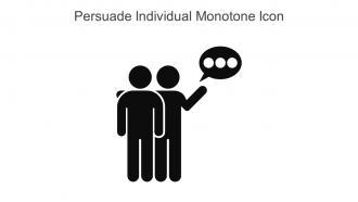 Persuade Individual Monotone Icon In Powerpoint Pptx Png And Editable Eps Format
