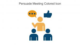 Persuade Meeting Colored Icon In Powerpoint Pptx Png And Editable Eps Format