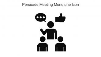 Persuade Meeting Monotone Icon In Powerpoint Pptx Png And Editable Eps Format