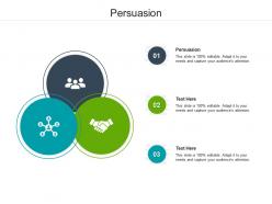 Persuasion ppt powerpoint presentation slides icon cpb