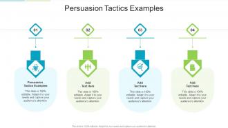 Persuasion Tactics Examples In Powerpoint And Google Slides Cpb